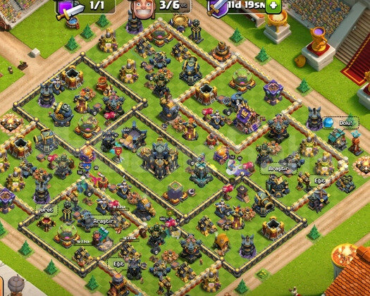 TH 17 NEREDEYSE MAX EFSANE EKİPMANLI HESAP