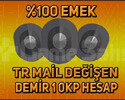 TR - MAİL DEĞİŞEN -DEMİR 1 0KP  - ULTRA DÜŞÜK MMR!
