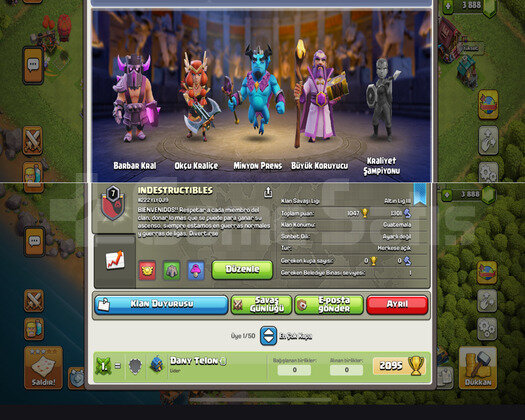 |TH 12| 3800 TAŞ + 158 SEVİYE + 7 SEVİYE KLAN +MAX
