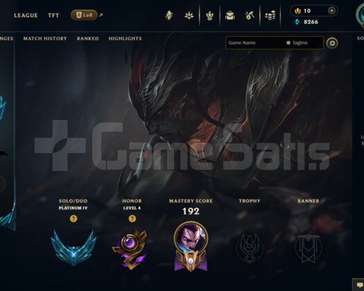 LEAGUE OF LEGENDS,  TR, KOSTÜMLÜ, PLAT 4 HESAP