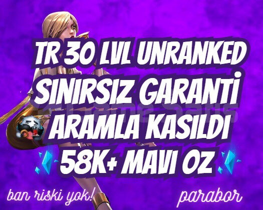 TR SINIRSIZ GARANTİLİ ARAMLA KASILMIŞ 58K+ ÖZ