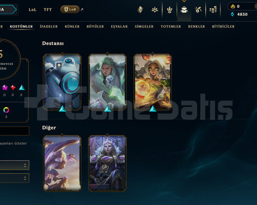 TR Silver 3 | 5 Kostüm - 29 Hero | LoL Hesap