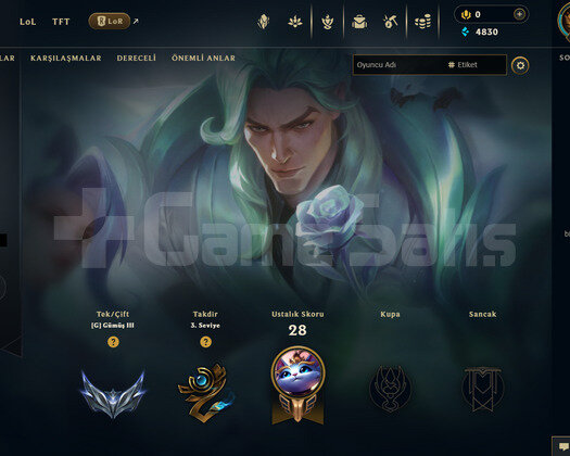 TR Silver 3 | 5 Kostüm - 29 Hero | LoL Hesap