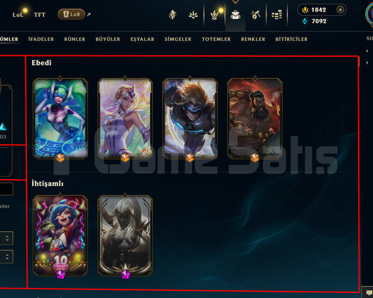 EUW / 326 SKIN / 1842 RP / ALMAK İÇİN SON FIRSAT!!