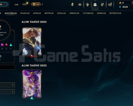 TR Unranked | 2 Kostüm - 31 Hero | LoL Hesap