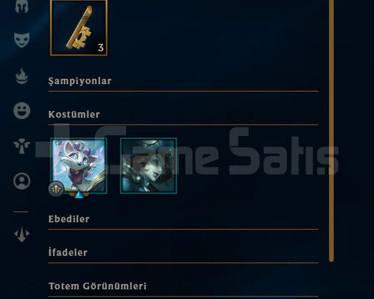 TR Unranked | 1 Kostüm - 26 Hero | LoL Hesap