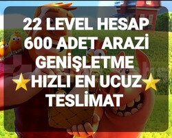 22 LEVEL 600 ARAZİ HESAP