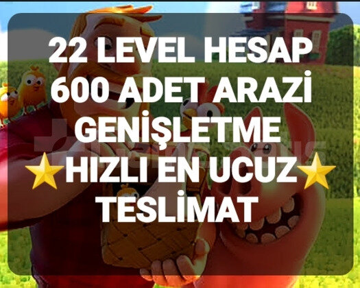 22 LEVEL 600 ARAZİ HESAP