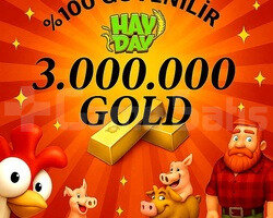 3 MİLYON ALTIN +40 LEVEL ÜSTÜ
