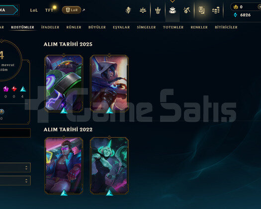 TR Unranked | 4 Kostüm - 30 Hero | Dereceli Hazır
