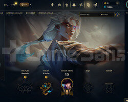 TR Unranked | 4 Kostüm - 36 Hero | LoL Hesap