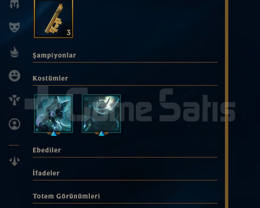 TR Unranked | 7 Kostüm - 25 Hero | LoL Hesap