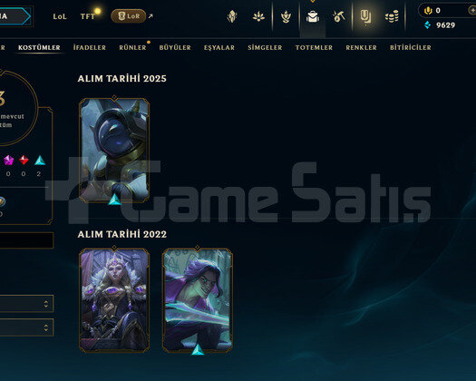 TR Unranked | 3 Kostüm - 22 Hero | LoL Hesap