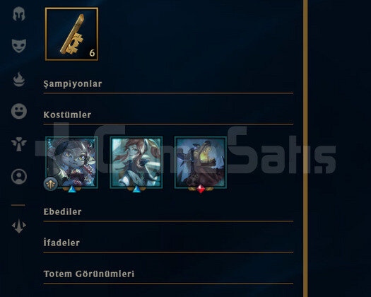 TR Unranked | 3 Kostüm - 29 Hero | LoL Hesap