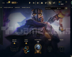TR Unranked | 3 Kostüm - 30 Hero | LoL Hesap