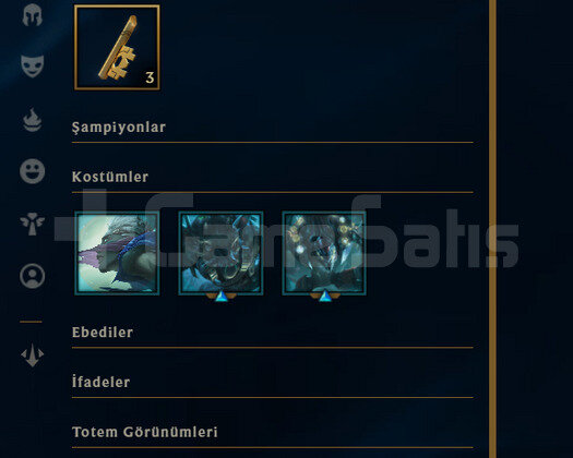 TR Unranked | 5 Kostüm - 20 Hero | LoL Hesap