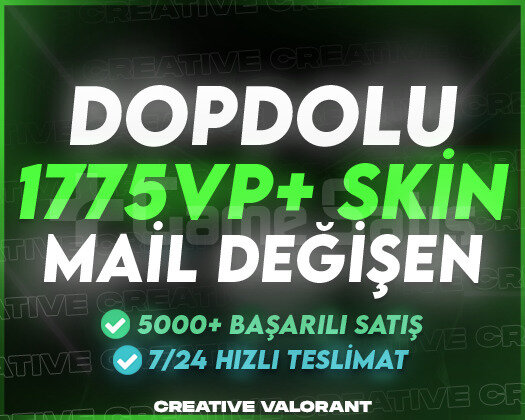 DOPDOLU+ | 1775VP+ SKİN GARANTİLİ MAİL DEĞİŞEN