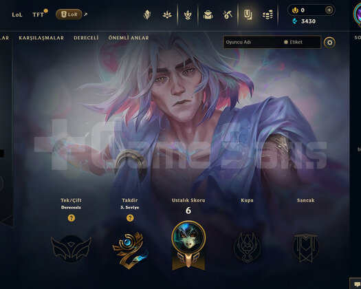 TR Unranked | 2 Kostüm - 21 Hero | LoL Hesap