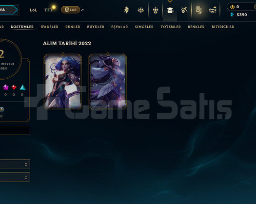 TR Unranked | 2 Kostüm - 28 Hero | LoL Hesap