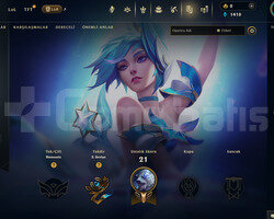 TR Unranked | 4 Kostüm - 37 Hero | LoL Hesap