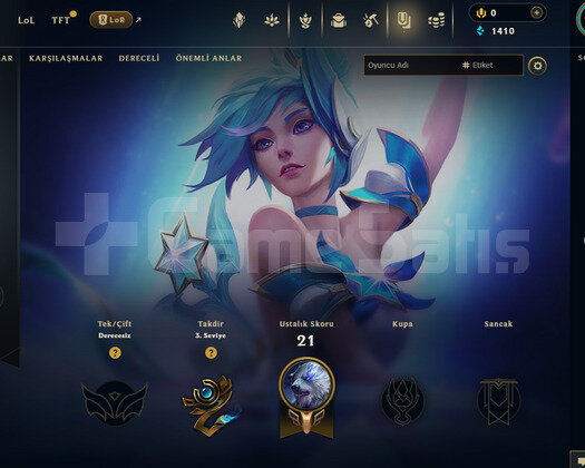 TR Unranked | 4 Kostüm - 37 Hero | LoL Hesap