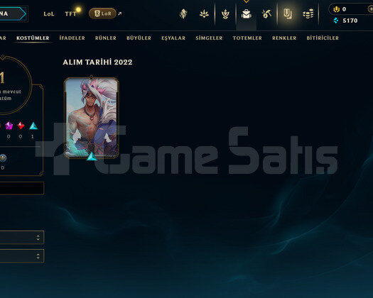 TR Unranked | 1 Kostüm - 20 Hero | LoL Hesap