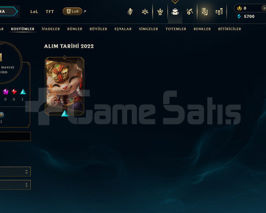TR Unranked | 1 Kostüm - 24 Hero | LoL Hesap