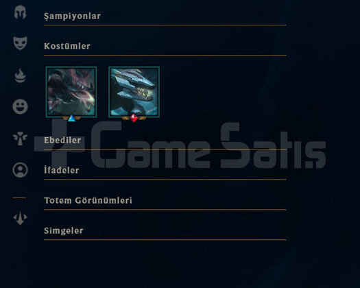 TR Unranked | 1 Kostüm - 24 Hero | LoL Hesap