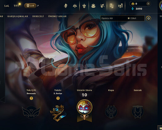TR Unranked | 3 Kostüm - 27 Hero | LoL Hesap