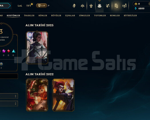 TR Unranked | 3 Kostüm - 27 Hero | LoL Hesap