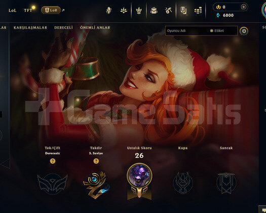 TR Unranked | 3 Kostüm - 27 Hero | LoL Hesap