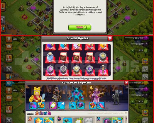 !!! BÜYÜLÜ ÖĞELİ + MAX TH11 !!!