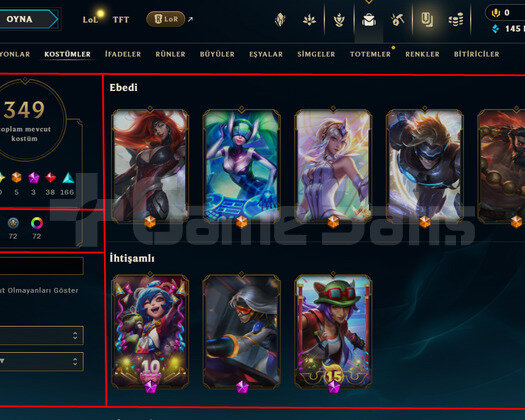 633 LEVEL / 349 SKIN / FULL HERO / +MAIL / +TEL