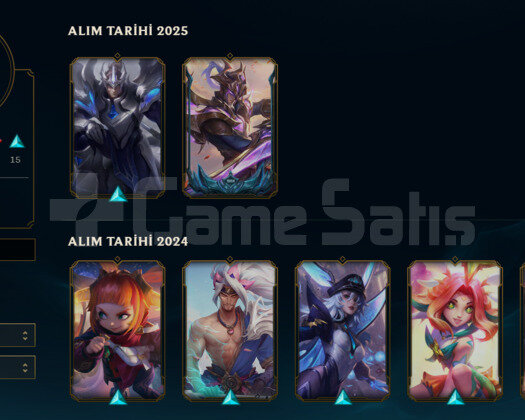 TR G4 23SKİN BOL YASUO VE ADC SKİNLİ ACC! HANDMADE