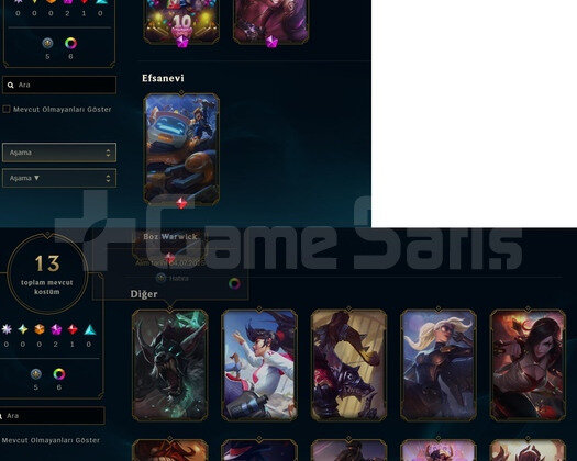 EUW Z3-Z4MMR 60WR PLATİN 4 BOL SKİN HANDMADE ACC!!