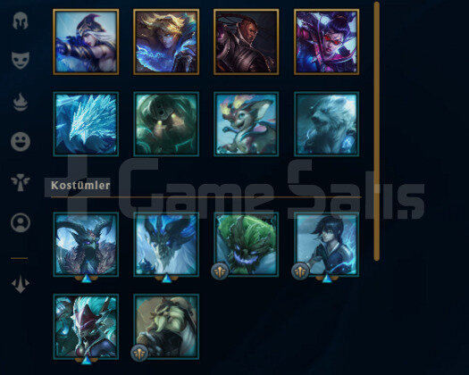 EUW P1-ZÜMRÜT 4 MMR 14K M.Ö GOLD4 HANDMADE ACC!!