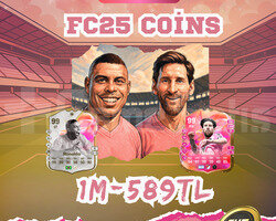 FC25 Coins - 1MİL./589 TL İNDİRİMLİ - SINIRLI STOK