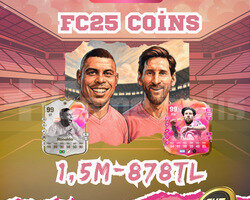 FC25 Coins - 1,5M/878 TL İNDİRİMLİ - SINIRLI STOK