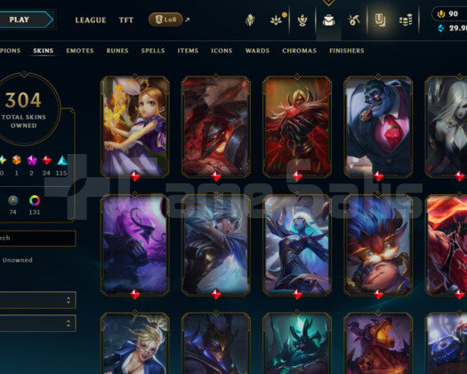 TR / 460 LEVEL / 304 SKIN / 171 HERO / +MAIL