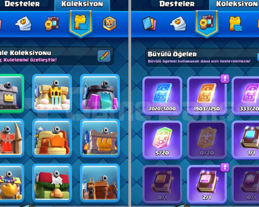 7627 KUPA & 25+ MAX KART | 55 EMOJİ - 52 LVL CR