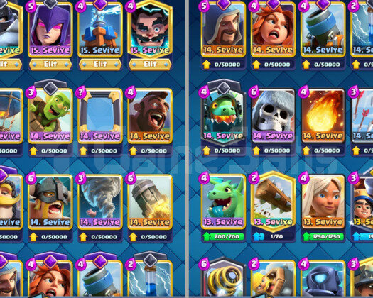 7627 KUPA & 25+ MAX KART | 55 EMOJİ - 52 LVL CR