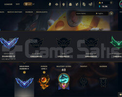 EUW Diamond 4 60 wr ucuz ve temiz hesap