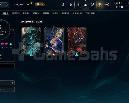 TR Unranked | 3 Kostüm - 24 Hero | LoL Hesap