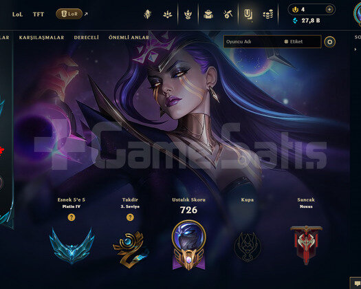 400 LEVEL / 383 SKIN / FULL HERO / +MAIL / KAÇMAZ