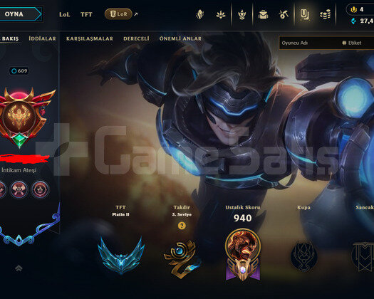 609 LEVEL / 465 SKIN / FULL HERO / +MAIL / +TEL