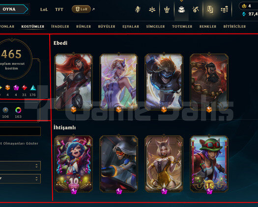 609 LEVEL / 465 SKIN / FULL HERO / +MAIL / +TEL