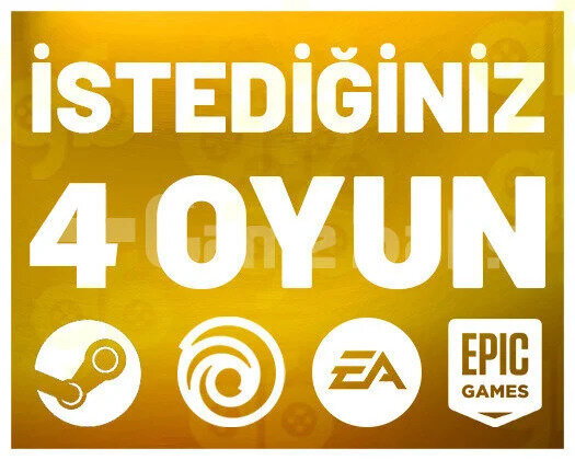 İstediğiniz 4 Oyun +Garanti