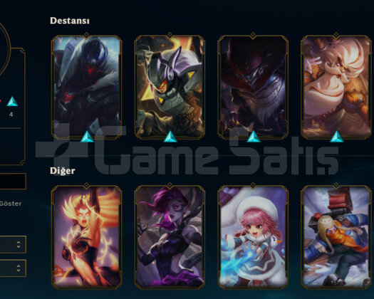 TR 158 SEVIYE 18 SKIN 91 HERO 20K M.Ö.HANDMADE ACC