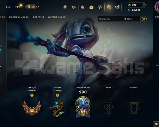 TR 158 SEVIYE 18 SKIN 91 HERO 20K M.Ö.HANDMADE ACC