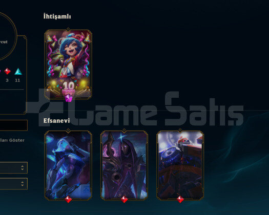 TR 29 SKIN 61 HERO HANDMADE UNRANKED FRESH HESAP